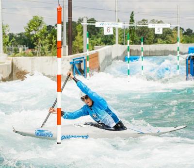 Kayak at Montgomery Whitewater