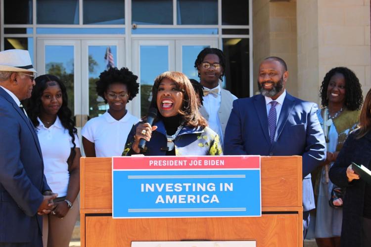 Sewell presents checks from EPA for projects in Selma