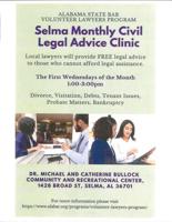 Selma Monthly Legal Advice Clinic to be held this Wednesday