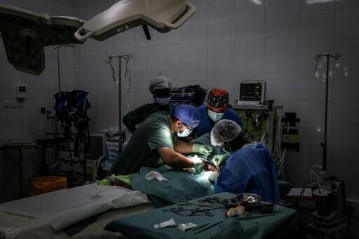 Almost all care in the conflict-hit country is provided by foreign NGOs