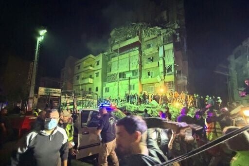 On the war's Lebanese front, Israel struck Beirut's southern suburbs on Wednesday
