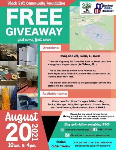 BBCF Head Start to hold giveaway at Craig Field this Friday