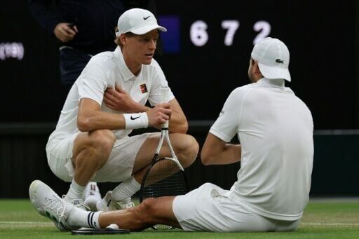 Sinner wins Wimbledon reprieve after Dimitrov injury heartbreak, Djokovic survives