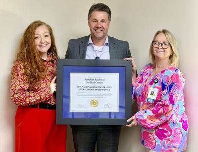 Vaughan wins gold award