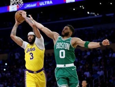LeBron, Davis lead Lakers romp over Celtics
