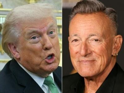 President Donald Trump told followers to boycott Bruce Springsteen's concerts in an angry social media post after the rock singer criticized his immigration policies