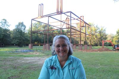 ‘Ghost structure’ now marks foundation of the first state house at Old Cahawba