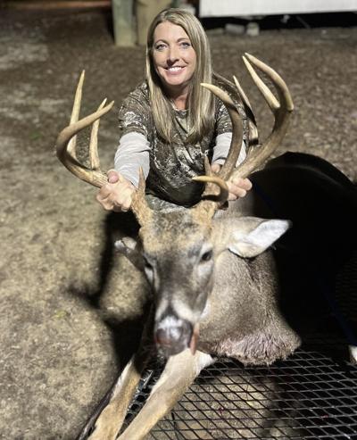 Suzette Hataway and buck