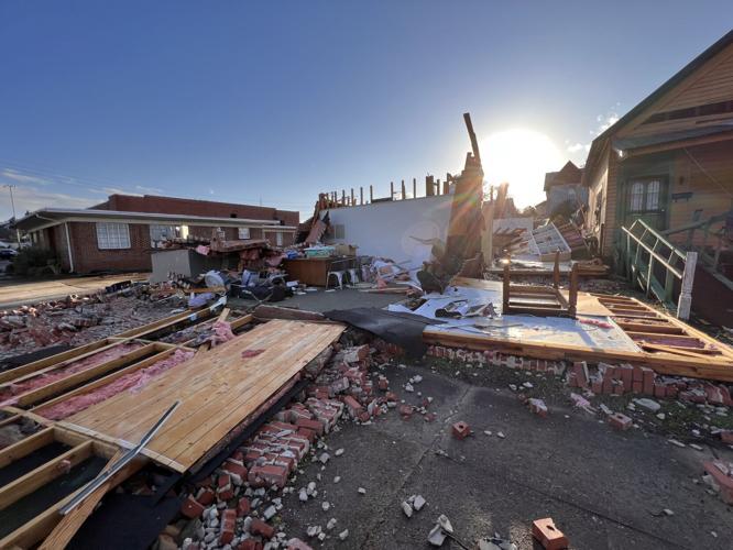 Selma continues digging through rubble from Thursday's tornado, photo gallery