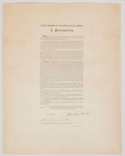 Lincoln-signed documents that ended slavery to be auctioned