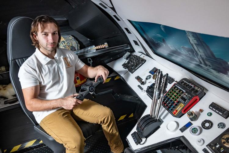 Sci-fi superfan builds £9,000 Star Wars spaceship in his garden