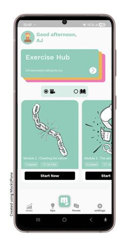 Men can last longer in bed with the help of a new smartphone app, say scientists