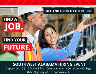 SAWDC AlabamaWorks! holding hiring event in Thomasville on Thursday