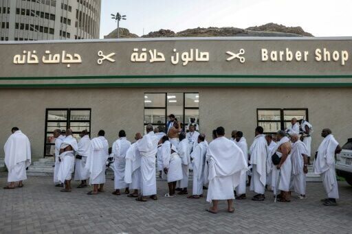 Inside Saudi's hajj-only barbershop, shaving thousands of heads in a day