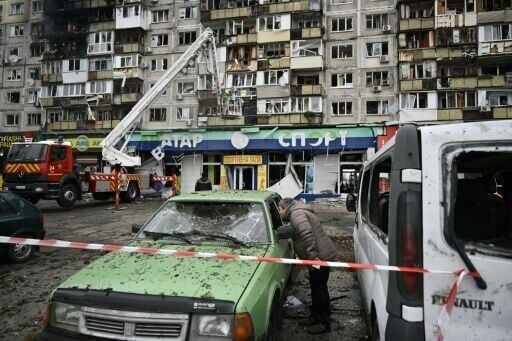 An air attack on Kyiv on Friday night killed three people and left hundreds of thousands without power