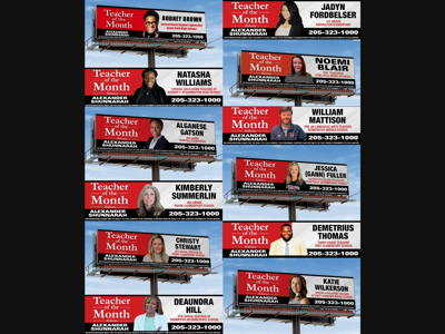 Selma teacher one of 16 selected for Alexander Shunnarah Teacher of the Month