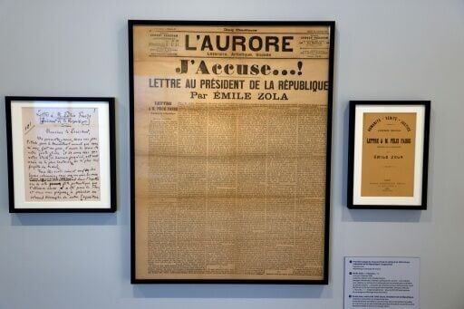 Novelist Emile Zola wrote his famous 'J'accuse...!' ('I accuse') pamphlet in support of the captain