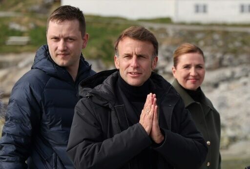 Macron, on Greenland visit, berates Trump for threats against the territory