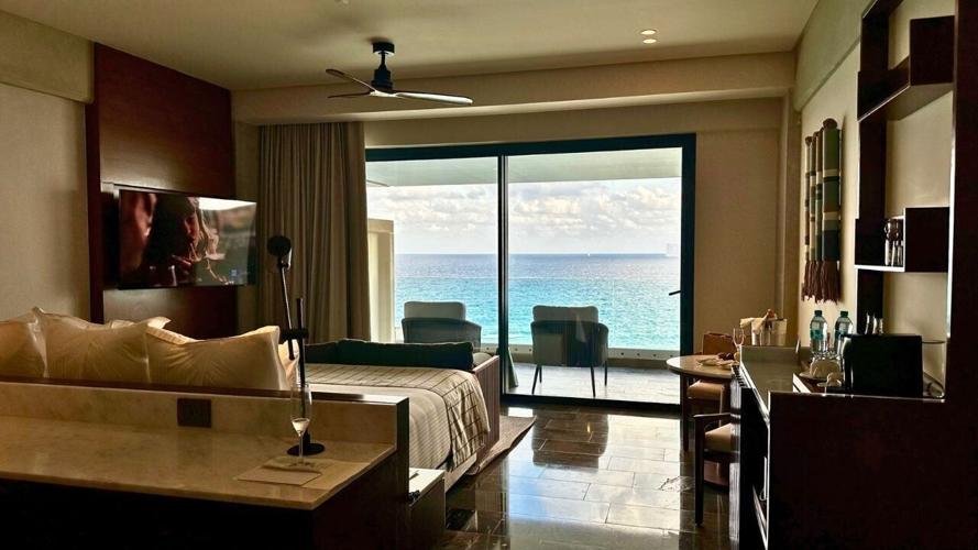 Oceanfront King Suite at Secrets Mirabel Cancun