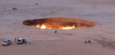 Turkmenistan reduces 50-year fire dubbed 'Gateway to Hell'