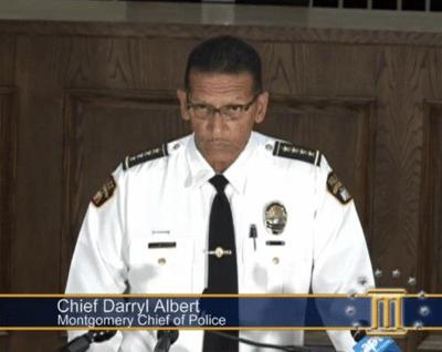 Darryl Albert at press conference