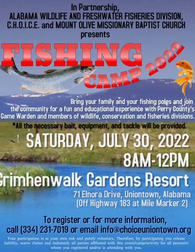 Fishing Camp to be held in Uniontown on July 30