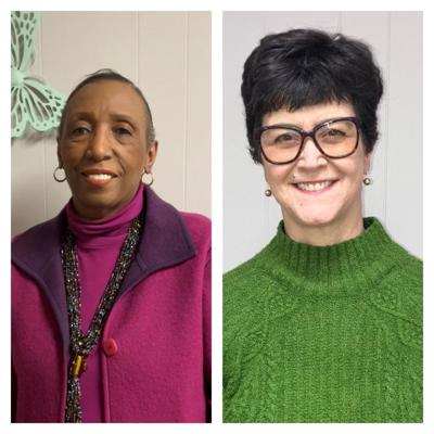 Rose Wilkins and Sarah Aghedo