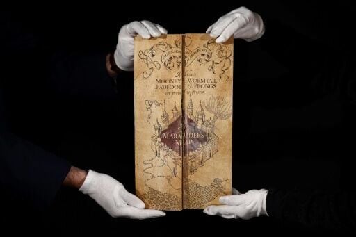 Another lot is the Marauder's Map from the 'Harry Potter' films