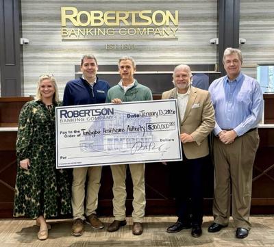 Robertson bank donation to Whitfield