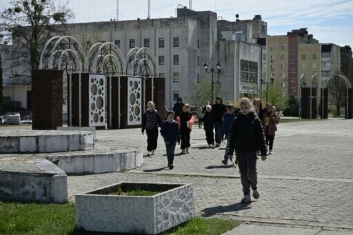 Built in 1986 to house those displaced by the Chernobyl disaster, the town of Slavutych is now home to hundreds of war refugees