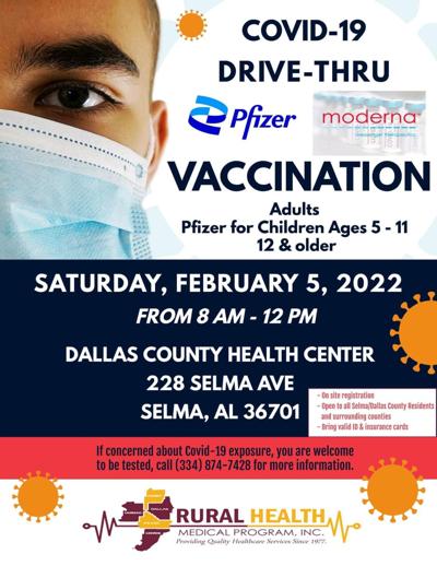 Drive-thru vaccine clinic to be held at Dallas County Health Center tomorrow