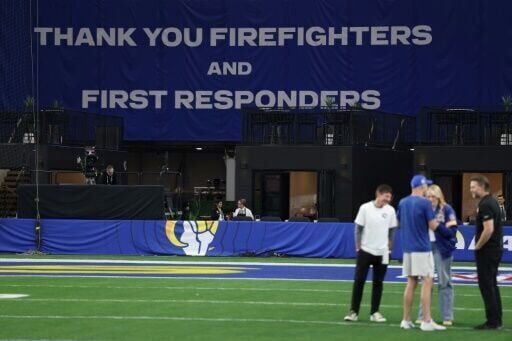 Rams dominate Vikings in NFL playoff game moved because of LA fires