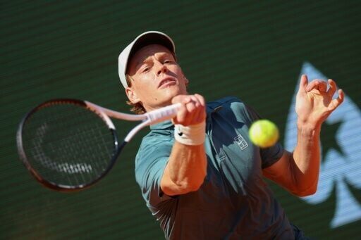 Italy's Jannik Sinner battled past Czech Tomas Machac to reach the quarter-finals of the Monte Carlo Masters
