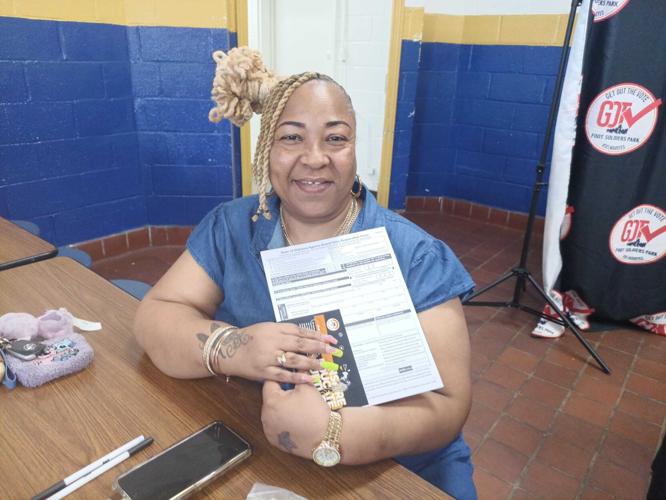 Foot Soldiers Park voter registration