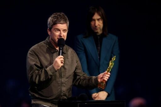Oasis frontman Noel Gallagher collected the gong for songwriter of the year
