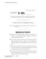 Women Veterans Recognition Day proposed