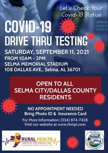 COVID drive thru testing to be held at Selma Memorial Stadium