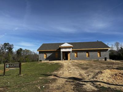 Flatwood Community Center progress