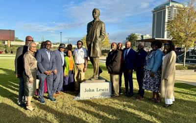 John Lewis statue in Montgomery