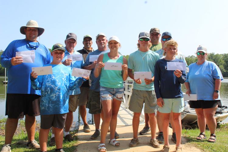 The top 10 winners of the '23 Roland Cooper Big Crappie Day