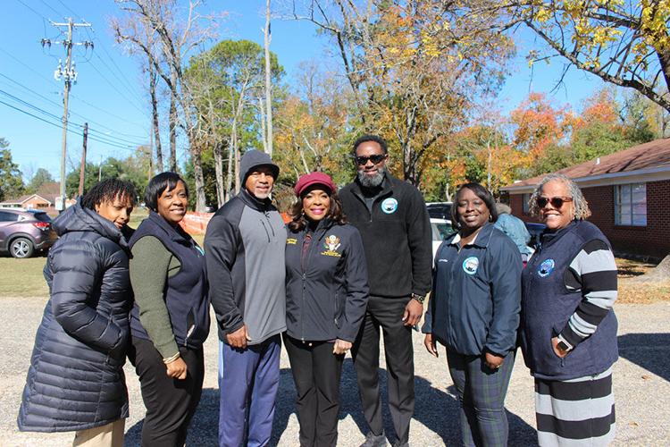 Terri Sewell with others at SNAP Day of Action