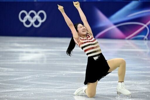 'I'm dreaming': Japan's Ami Nakai was delighted after leading the figure skating women's single skating short programme at the Winter Olympics