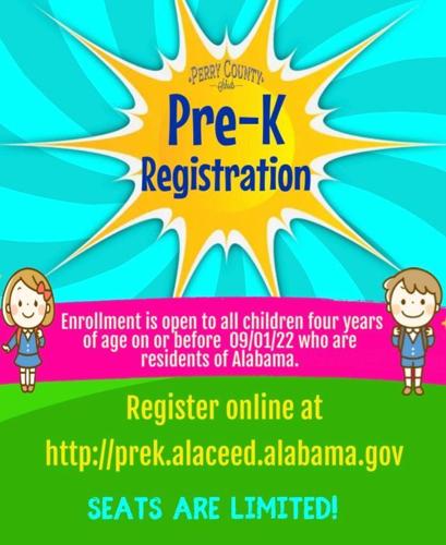 Pre-K registration open for Perry County Schools