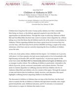 Children of Alabama in 2025
