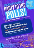 'Party to the Polls' event to encourage voter registration on Saturday