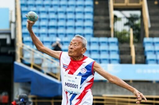 Thai athlete, 105, unrivalled but not lonely at World Masters Games