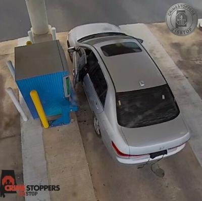 Stolen check suspect's car