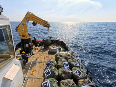 In the Mediterranean Sea, the Israeli company Rewind has a pilot project that buries biomass bundles beneath seafloor sediments, where the lack of oxygen slows decomposition.
              Used with permissions from Rewind