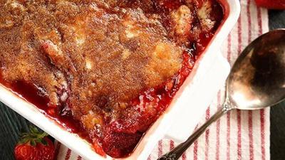Recipe: Strawberry Cobbler