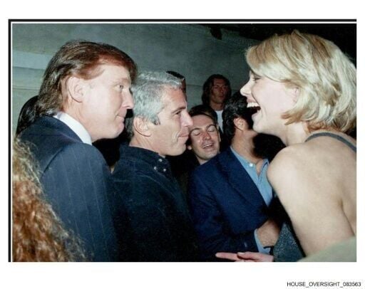 Jeffrey Epstein (C), was friends for years with Donald Trump (L) and other leading figures in the president's circle, including CPAC speaker Steve Bannon